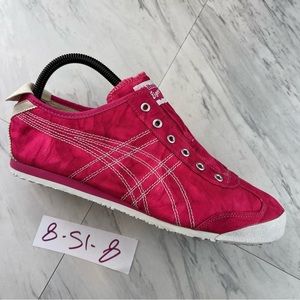 •Asics Onitsuka Tiger Mexico 66 Slip-On Sneakers D5N6N Laceless Womens 8